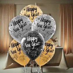 Happy New Year Balloons - 1