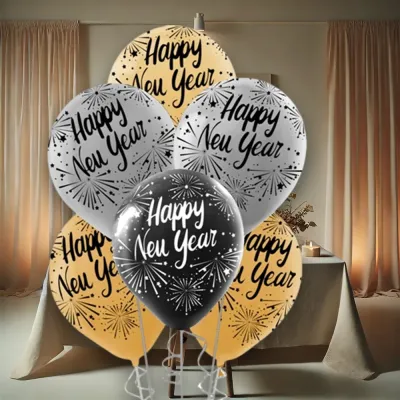 Happy New Year Balloons - 1