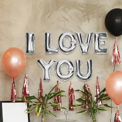 I Love You Folyo Balon Set 16
