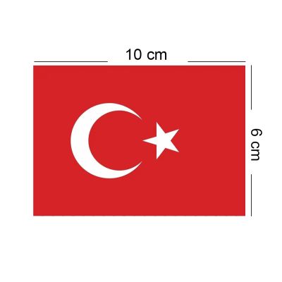 Ay Yıldız Mini Boy İpli Bayrak 50'li - 4