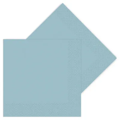 Island Blue Paper Napkins - 1