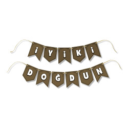İyi ki Doğdun Harf Afiş -Altın- - 2