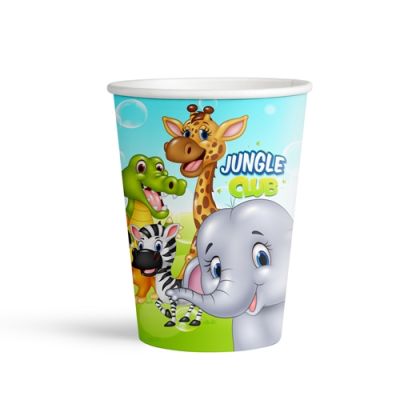 Jungle Club Paper Cups - Kikajoy Party Store