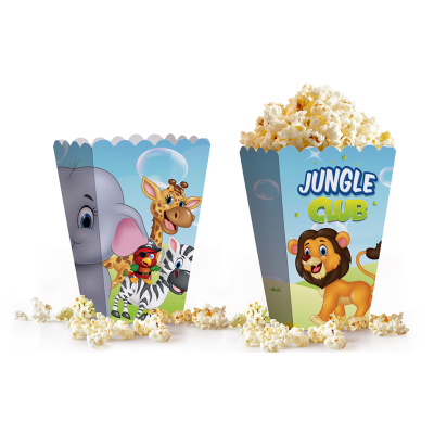 Jungle Club Popcorn Boxes