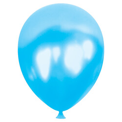 Kikajoy - Açık Mavi Metalik Balon 12