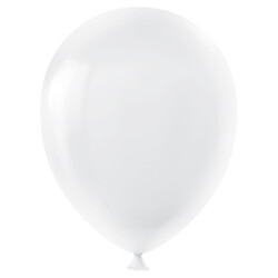 Beyaz Pastel Balon 12