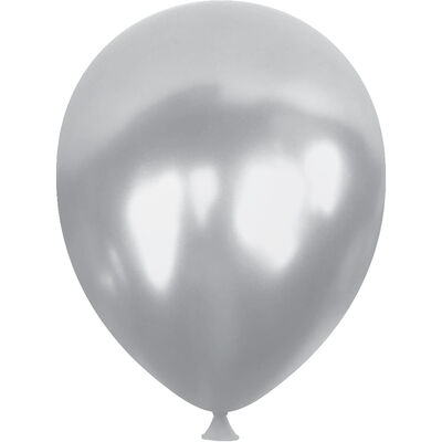 Gümüş Metalik Balon 12