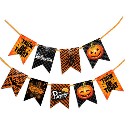 Halloween Temalı Bayrak Set