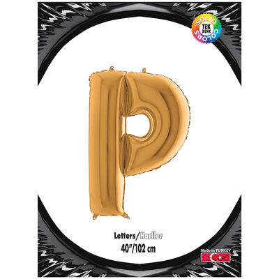 Letter P Fuchsia 40 inch - 1