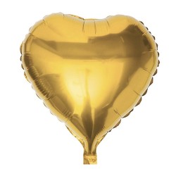 Kikajoy - Altın Kalp Folyo Balon 18