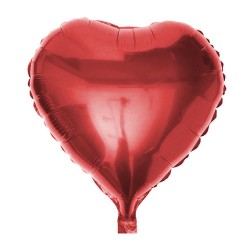 Kikajoy - Kırmızı Kalp Folyo Balon 18