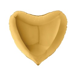 Altın Kalp Folyo Balon 18