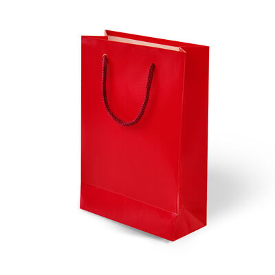 Kırmızı Karton Çanta 14x17cm