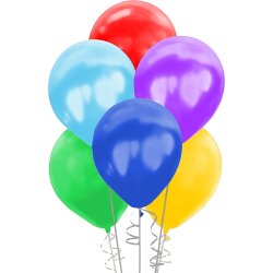 Karışık Renkli Metalik Balon 12