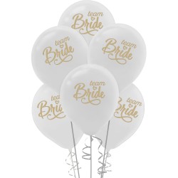 Kikajoy - Team Bride Baskılı Beyaz Balon 12