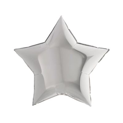 Gümüş Yıldız Folyo Balon 18