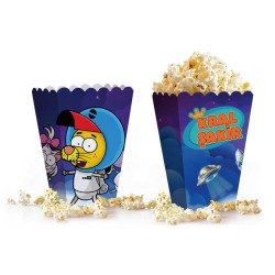 King Şakir Space Popcorn Boxes - Thumbnail
