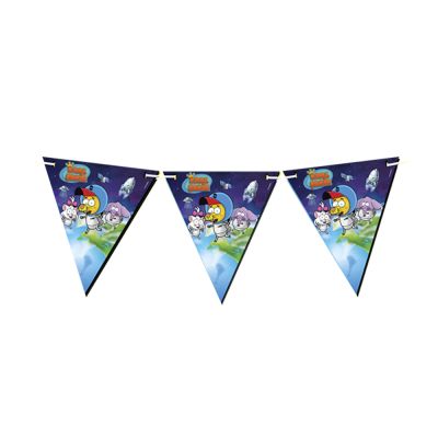 Kral Şakir Space Triangle Flag Banner