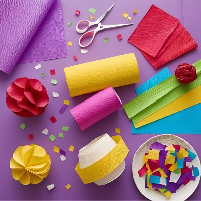 Karışık Krapon Kağıdı 10lu 50x200 - 1
