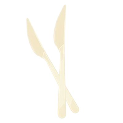 Krem Plastik Bıçak - 1