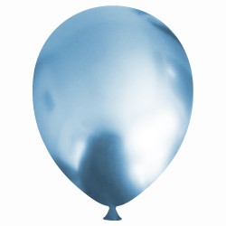Açık Mavi Krom Balon 5