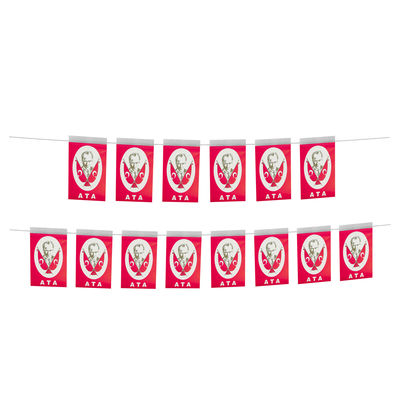 Large Turkish Flag Garland - Atatürk - 2