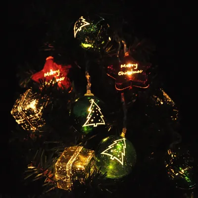 LED Christmas Lights - Mixed Figured - 2