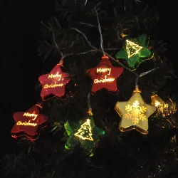 LED Christmas Lights - Mixed Figured - 6