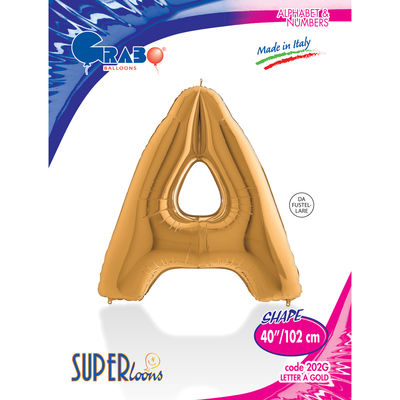 Letter A Gold 40 inch - 1