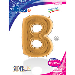 Letter B Gold 40 inch - 1