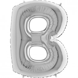 Letter B Silver 40 inch - 2