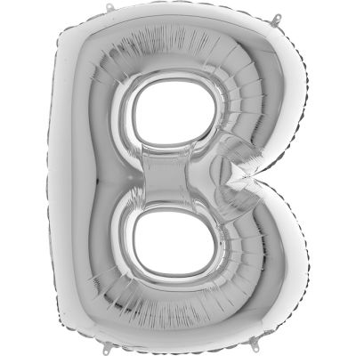 Letter B Silver 40 inch - 2