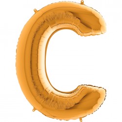 Letter C Gold 40 inch - 2