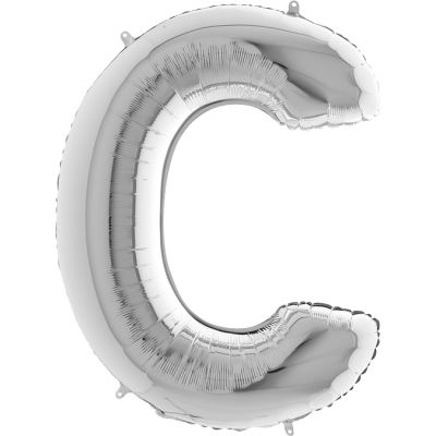 Letter C Silver 40 inch - 2