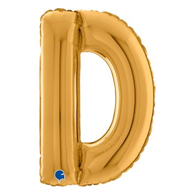 Letter D Gold 26 inch - 2