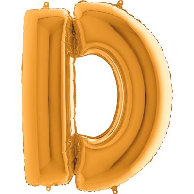 Letter D Gold 40 inch - 2