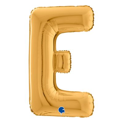 Letter E Gold 26 inch - 2