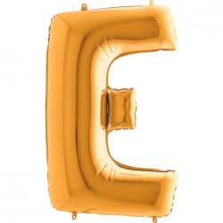 Letter E Gold 40 inch - 2