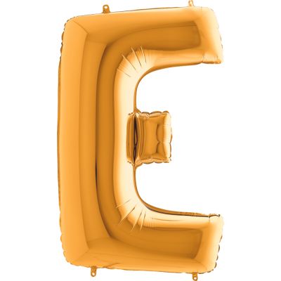 Letter E Gold 40 inch - 2