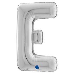 Letter E Silver 26 inch - 2
