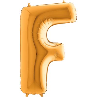 Letter F Gold 40 inch - 2