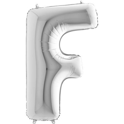 Letter F Silver 40 inch - 2