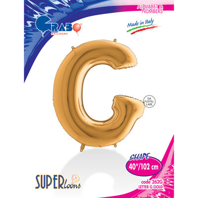 Letter G Gold 40 inch - 1