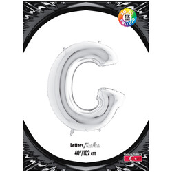 Letter G Silver 40 inch - Kikajoy