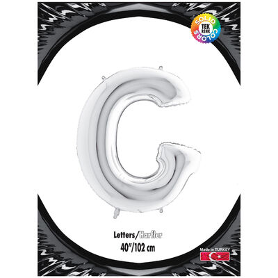 Letter G Silver 40 inch - 1