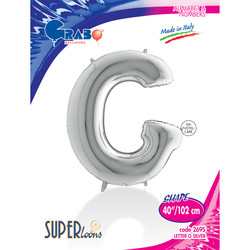 Letter G Silver 40 inch - 1