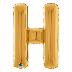 Letter H Gold 26 inch - 2