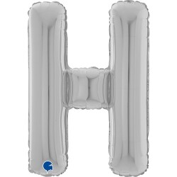 Letter H Silver 26inc - 2