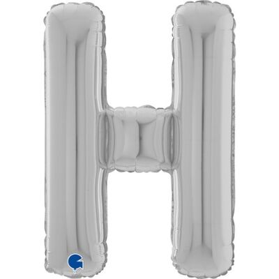 Letter H Silver 26inc - 2