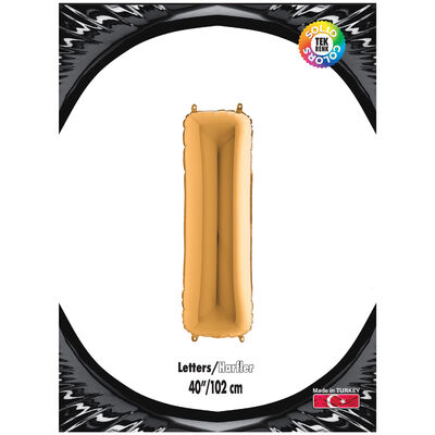 Letter I Gold 40 inch - 1